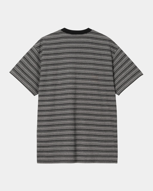 Carhartt Work In Progress Carhartt WIP Gellar Stripe Pocket T-Shirt | Black