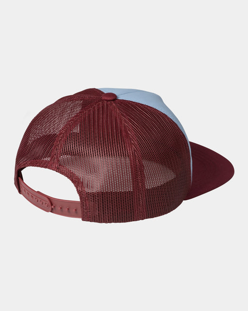 Carhartt Work In Progress Carhartt WIP Graphic Trucker Cap | Mulberry / Frosted Blue