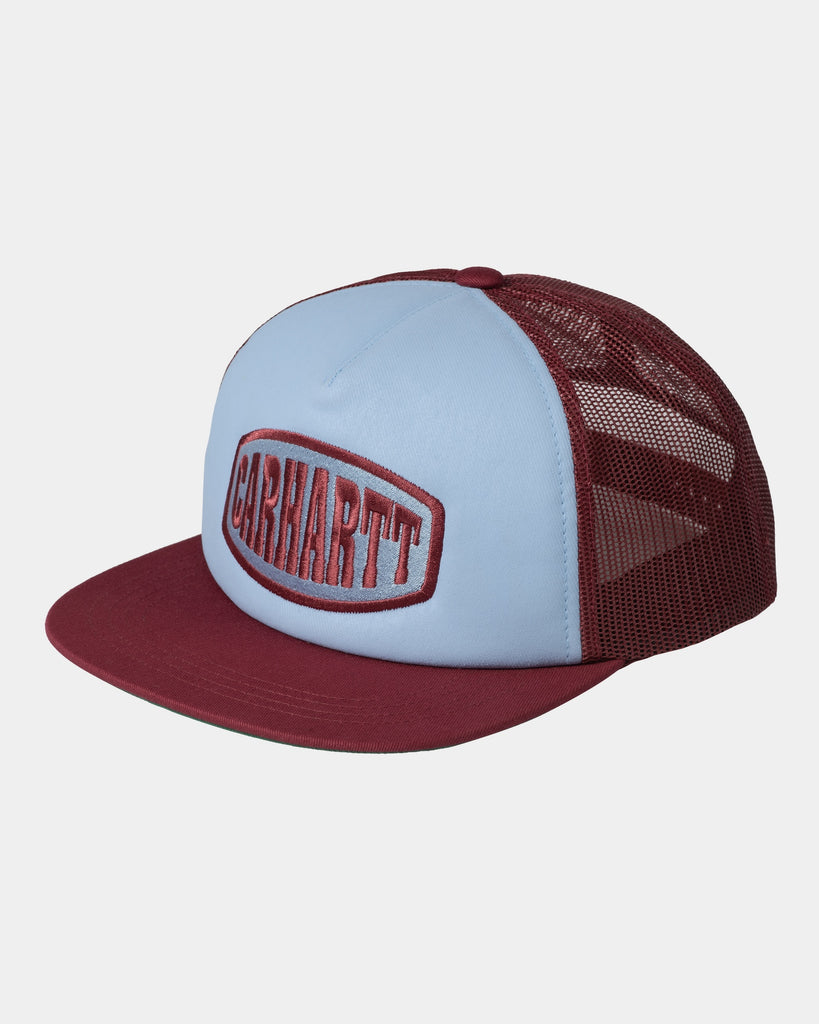 carhartt work in progress Carhartt WIP Graphic Trucker Cap | Mulberry / Frosted Blue