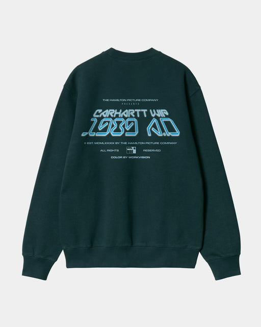 Carhartt Work In Progress Carhartt WIP Greatest Flicks Sweatshirt | Deep Lagoon