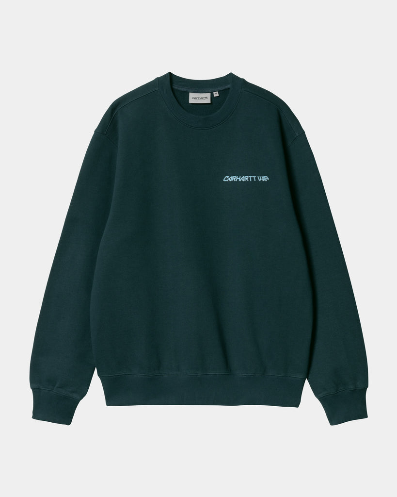 carhartt work in progress Carhartt WIP Greatest Flicks Sweatshirt | Deep Lagoon