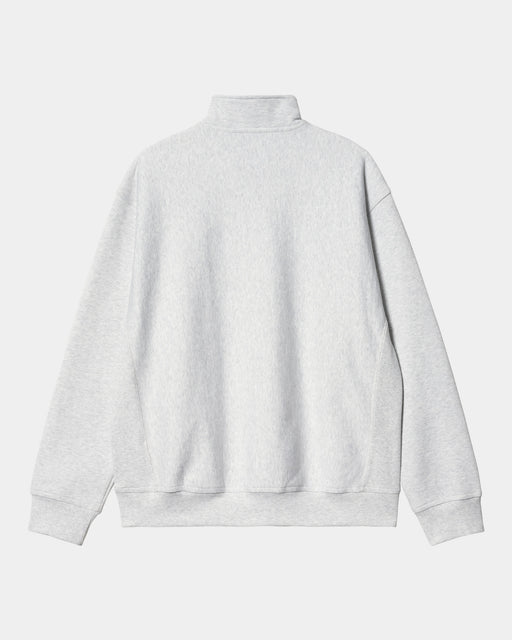 Carhartt Work In Progress Carhartt WIP Half Zip American Script Sweatshirt | Ash Heather