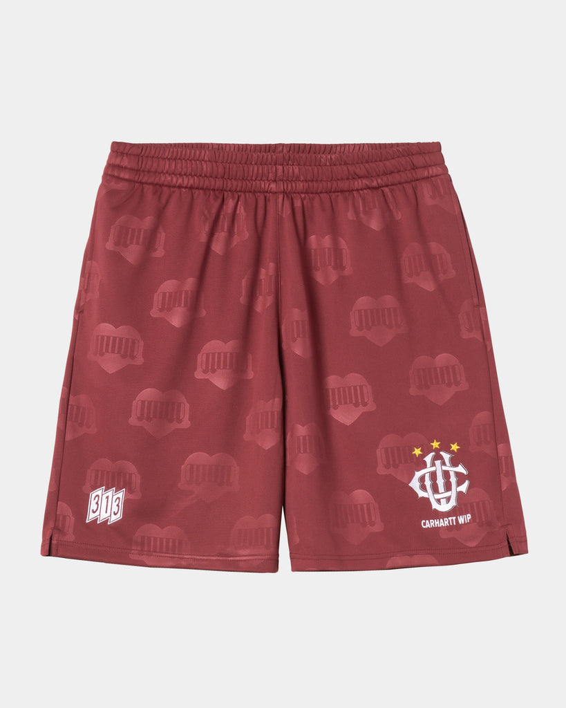 carhartt work in progress Carhartt WIP Hartt’s Football Short | Mulberry Heart Train Jacquard