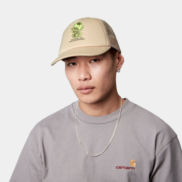 Carhartt Work In Progress Carhartt WIP Harttronix Trucker Cap | Dusty Hamilton Brown