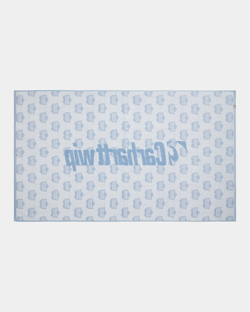 Carhartt Work In Progress Carhartt WIP Heart Train Sport Towel Big | Bluebird / White