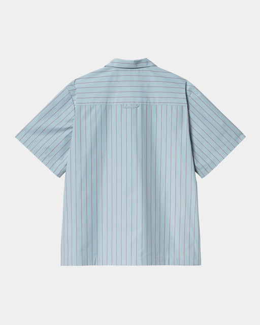 Carhartt Work In Progress Carhartt WIP Hendry Shirt | Frosted Blue / Mulberry Seaton Stripe