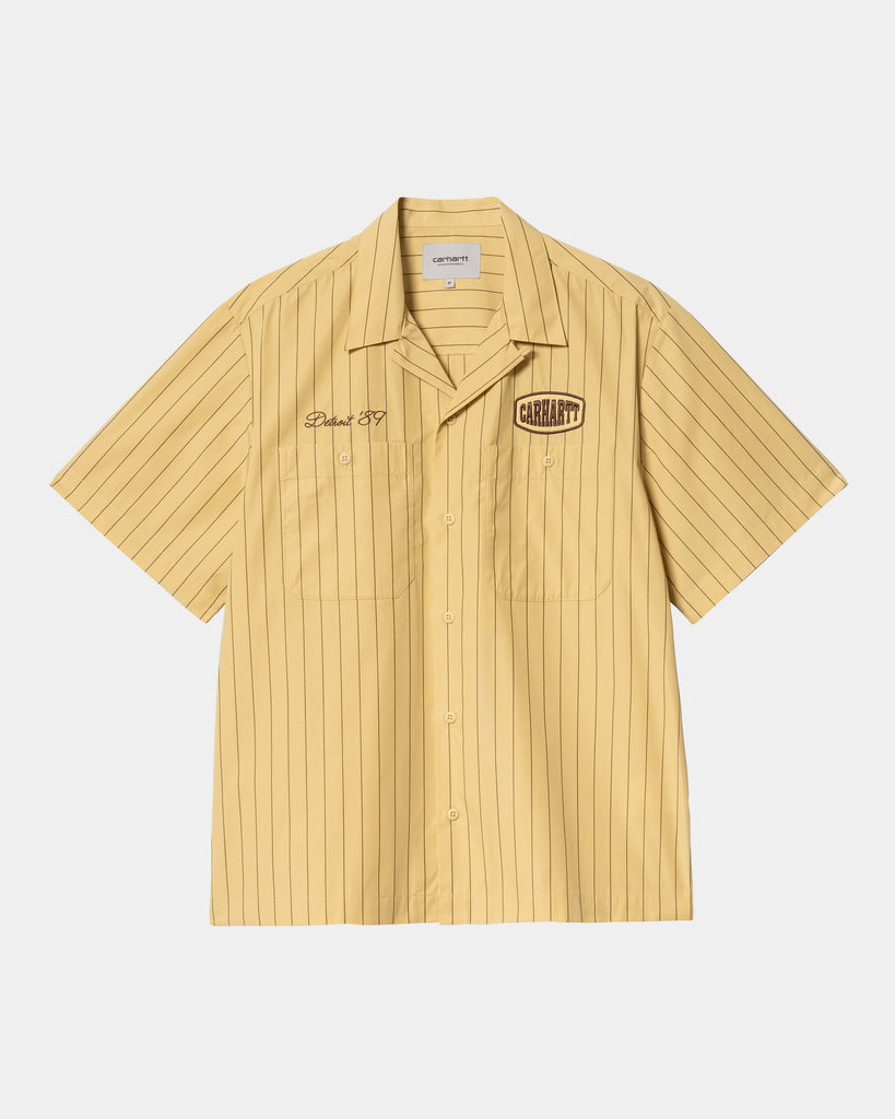 carhartt work in progress Carhartt WIP Hendry Shirt | Straw / Liberica Seaton Stripe