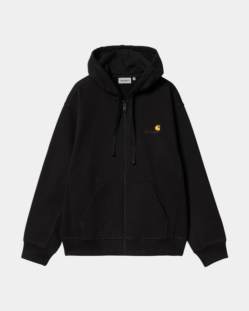 carhartt work in progress Carhartt WIP Hooded American Script Jacket | Black