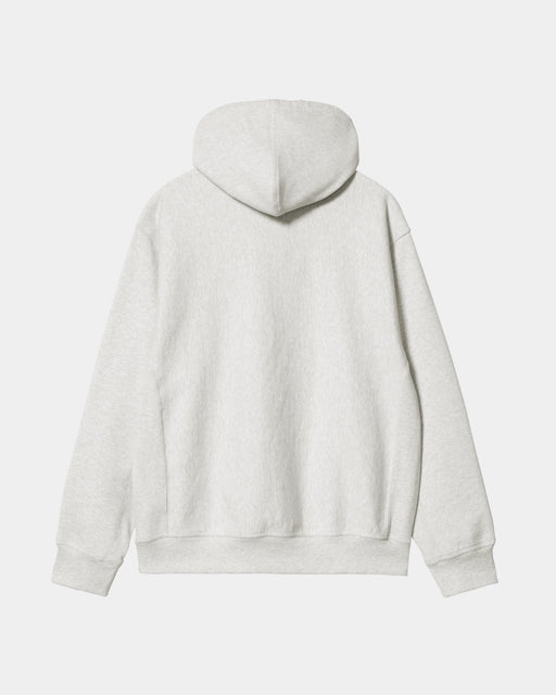 Carhartt Work In Progress Carhartt WIP Hooded American Script Sweatshirt | Ash Heather