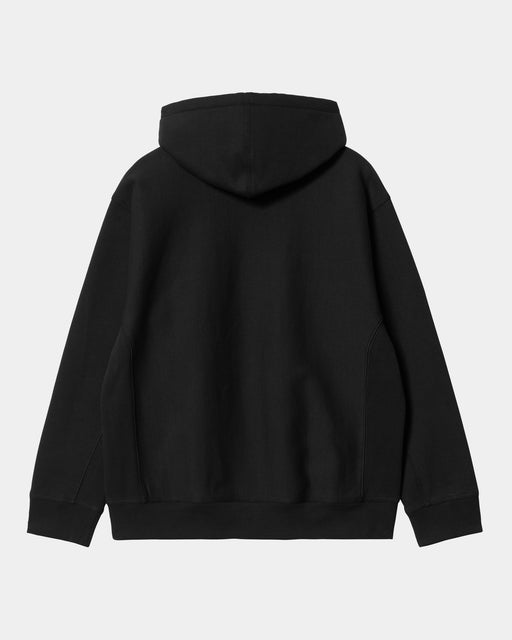 Carhartt Work In Progress Carhartt WIP Hooded American Script Sweatshirt | Black