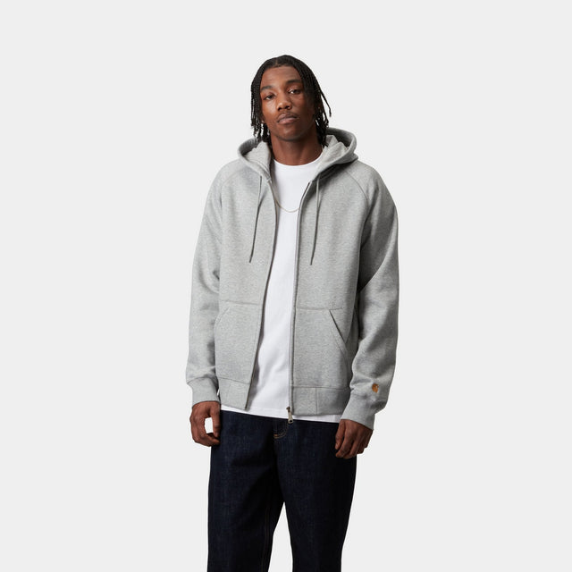 Carhartt Work In Progress Carhartt WIP Hooded Chase Jacket | Grey Heather
