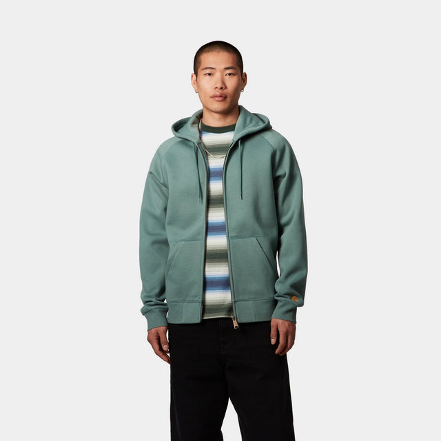 Carhartt Work In Progress Carhartt WIP Hooded Chase Jacket | Silver Pine