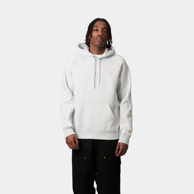 Carhartt Work In Progress Carhartt WIP Hooded Chase Sweatshirt | Ash Heather