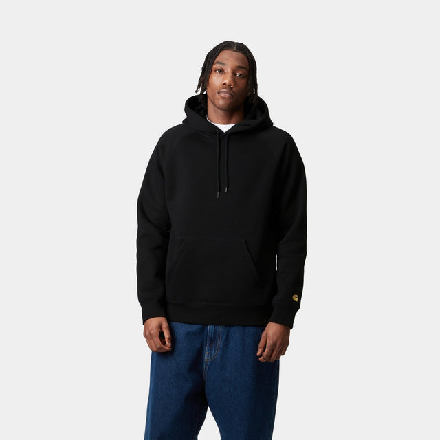 Carhartt Work In Progress Carhartt WIP Hooded Chase Sweatshirt | Black