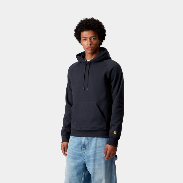 Carhartt Work In Progress Carhartt WIP Hooded Chase Sweatshirt | Dark Navy