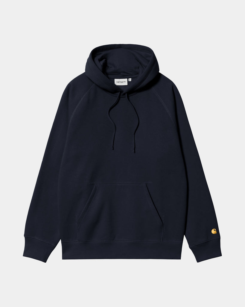 carhartt work in progress Carhartt WIP Hooded Chase Sweatshirt | Dark Navy