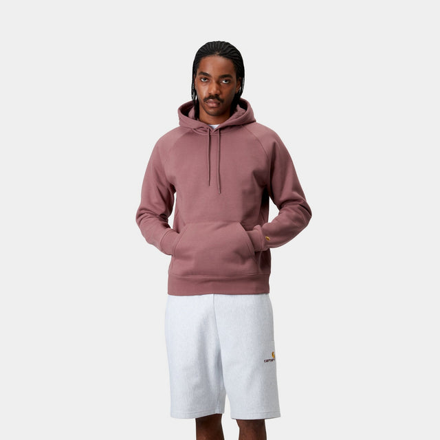 Carhartt Work In Progress Carhartt WIP Hooded Chase Sweatshirt | Dusky Pink