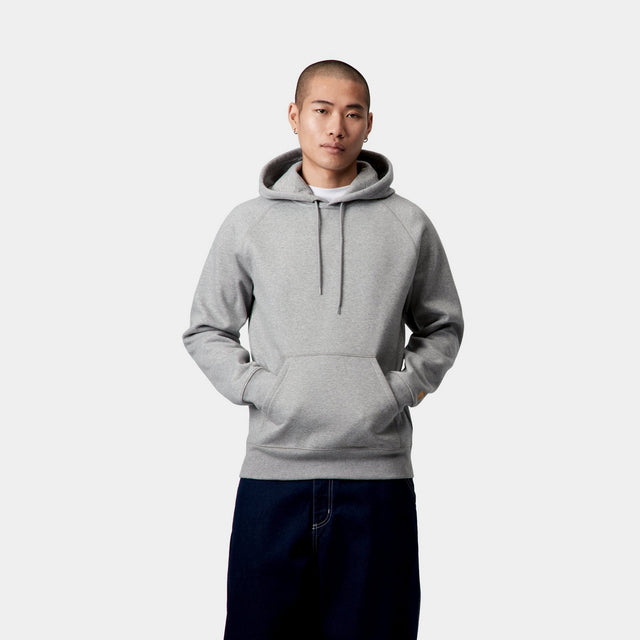 Carhartt Work In Progress Carhartt WIP Hooded Chase Sweatshirt | Grey Heather