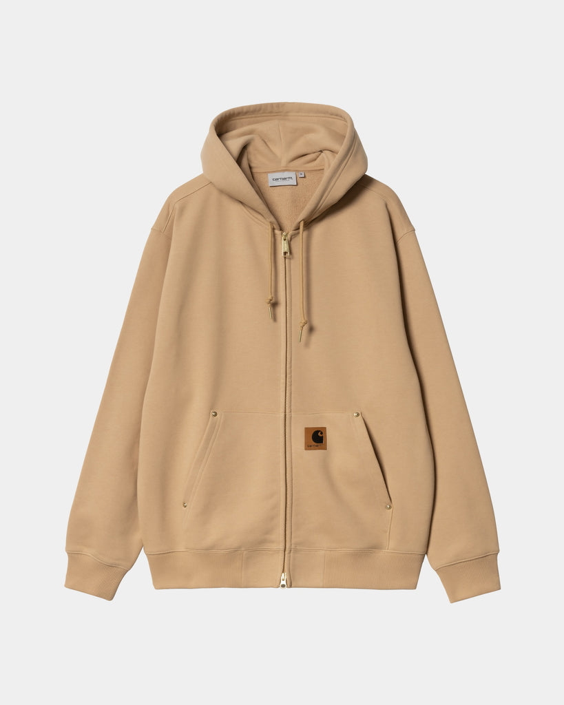 carhartt work in progress Carhartt WIP Hooded Eldon Sweat Jacket | Dusty Hamilton Brown