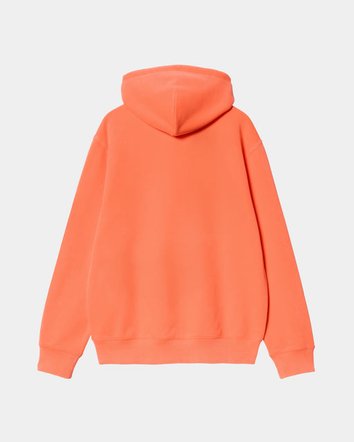 Carhartt Work In Progress Carhartt WIP Hooded Industry Sweatshirt | Lumo Orange (garment Dyed)
