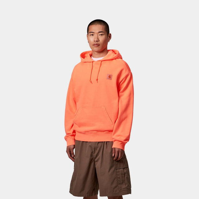 Carhartt Work In Progress Carhartt WIP Hooded Industry Sweatshirt | Lumo Orange (garment Dyed)