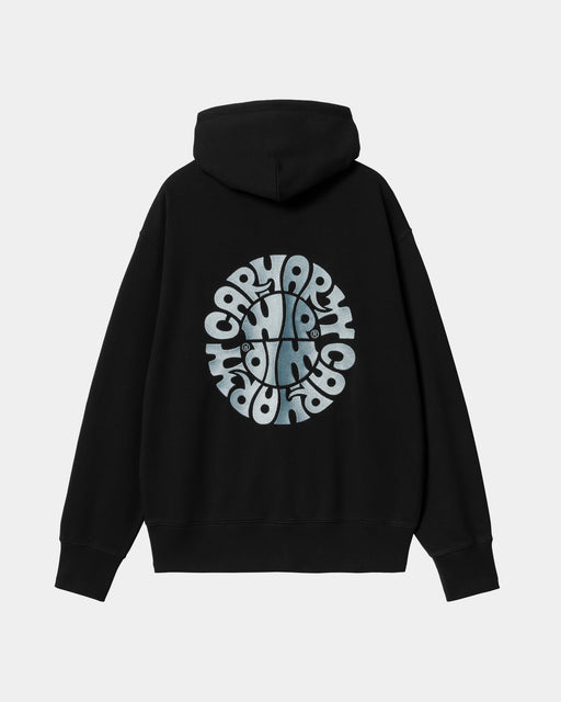 Carhartt Work In Progress Carhartt WIP Hooded Jazzy Sweat Jacket | Black / Air Sky