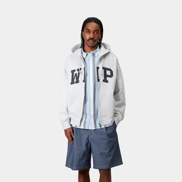 Carhartt Work In Progress Carhartt WIP Hooded WIP Sweat Jacket | Ash Heather (stone Washed)