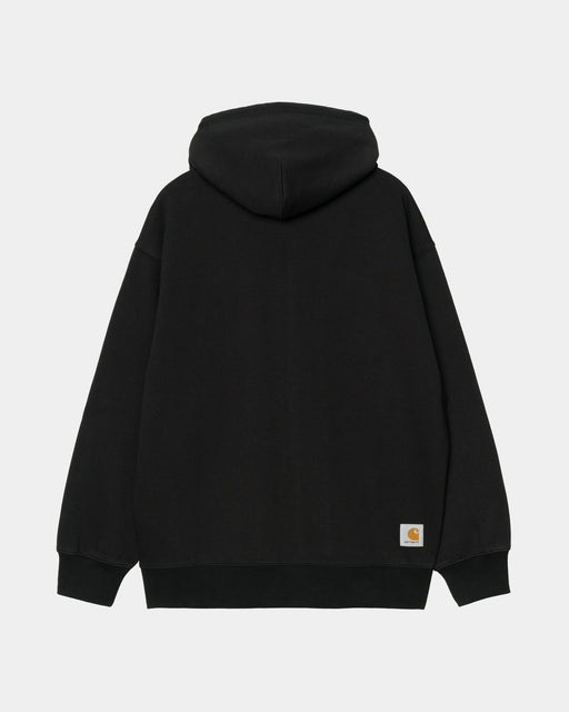 Carhartt Work In Progress Carhartt WIP Hooded WIP Sweat Jacket | Black (stone Washed)