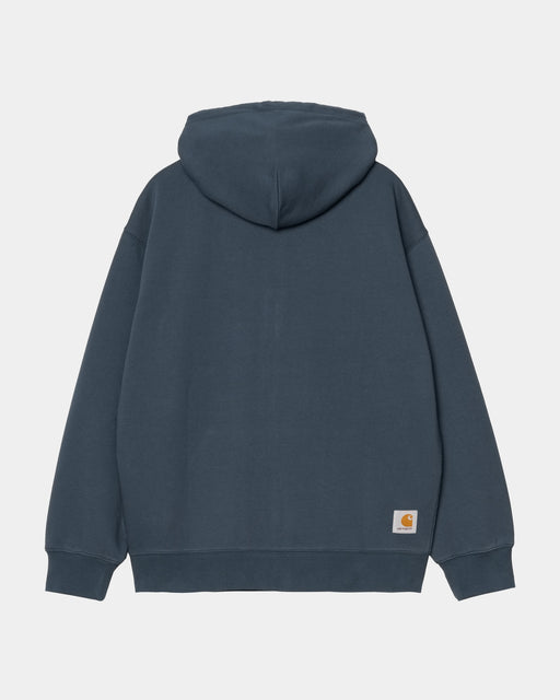 Carhartt Work In Progress Carhartt WIP Hooded WIP Sweat Jacket | Dusky Blue (stone Washed)