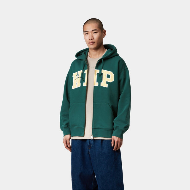 Carhartt Work In Progress Carhartt WIP Hooded WIP Sweat Jacket | Rainforest (stone Washed)