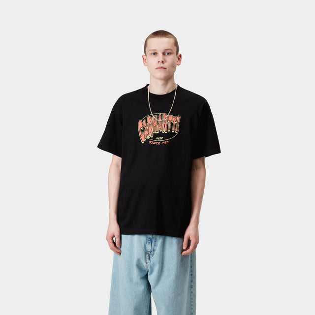 Carhartt Work In Progress Carhartt WIP Hot Script T-Shirt | Black