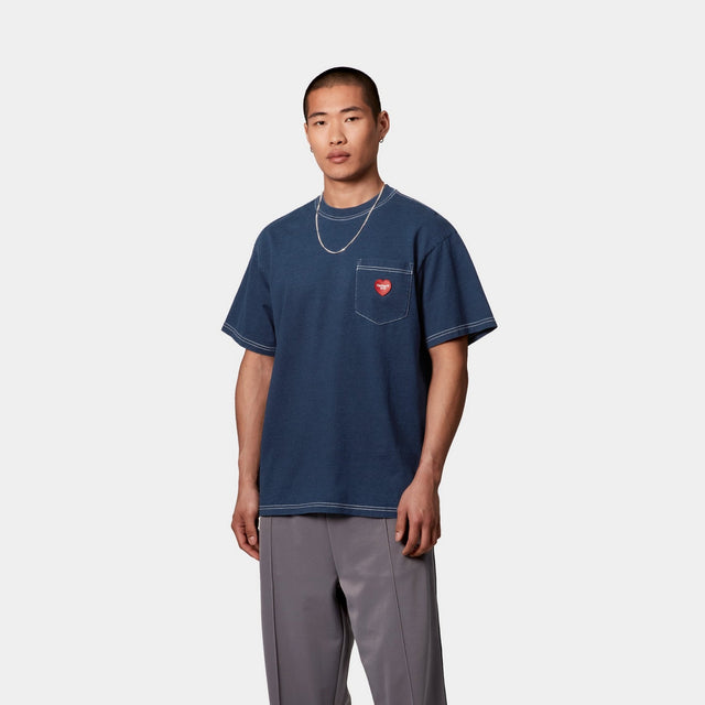 Carhartt Work In Progress Carhartt WIP Ingo Pocket T-Shirt | Dark Blue