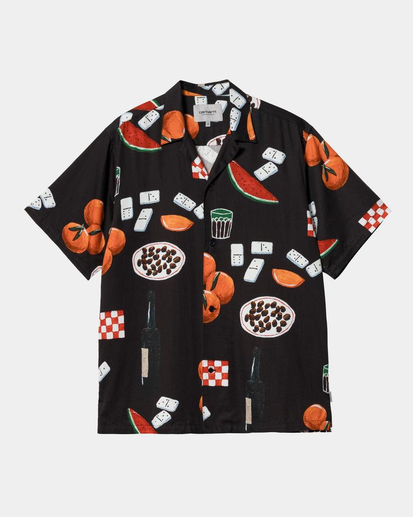 carhartt work in progress Carhartt WIP Isis Maria Dinner Print Shirt | Black