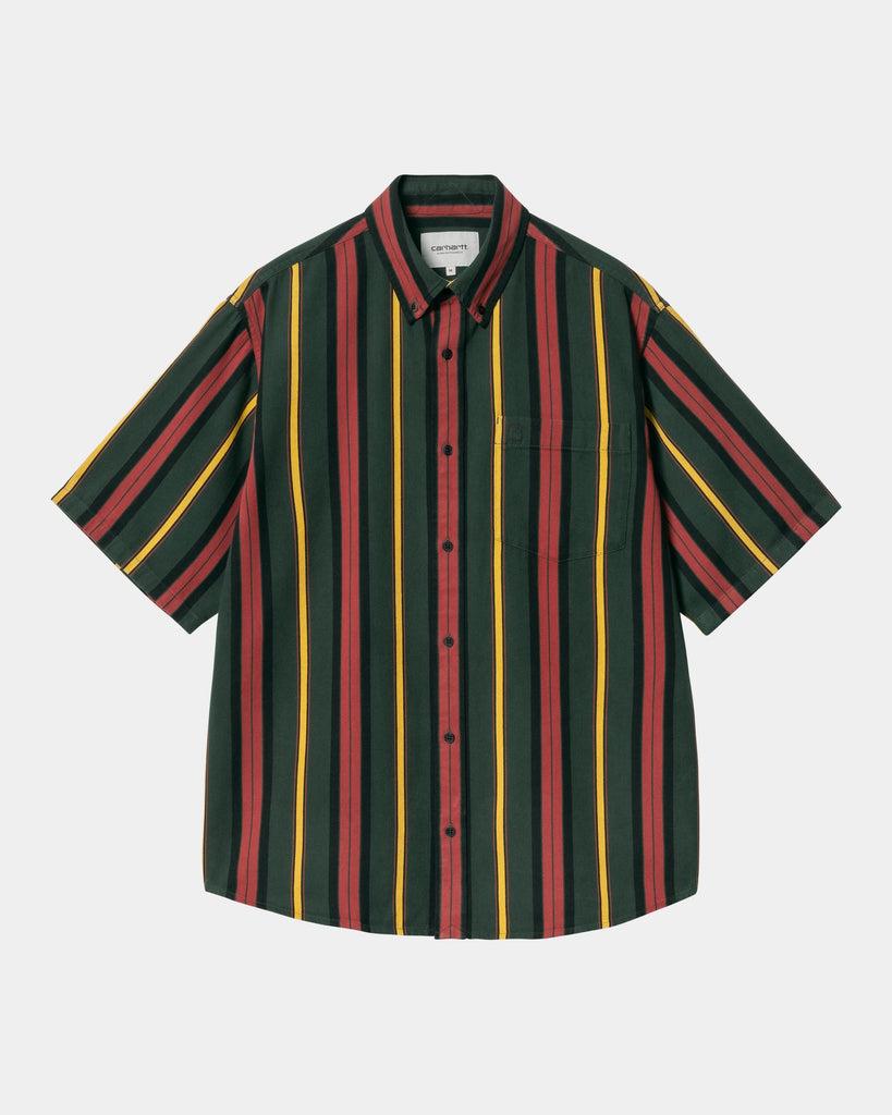 carhartt work in progress Carhartt WIP Jarrell Stripe Shirt | Conifer / Black