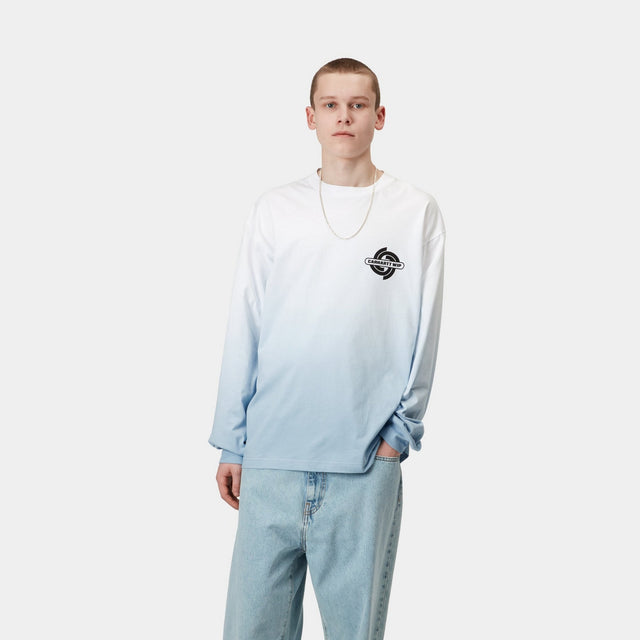 Carhartt Work In Progress Carhartt WIP Light Work Long Sleeve T-Shirt | White / Bluebird