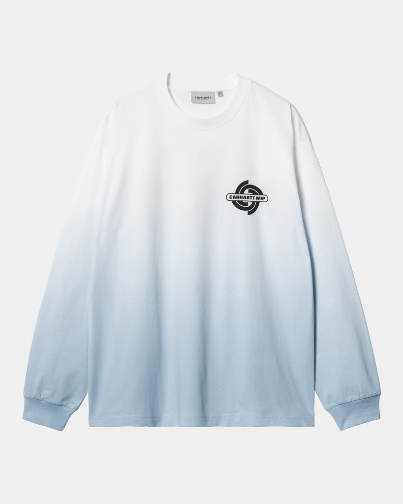 carhartt work in progress Carhartt WIP Light Work Long Sleeve T-Shirt | White / Bluebird