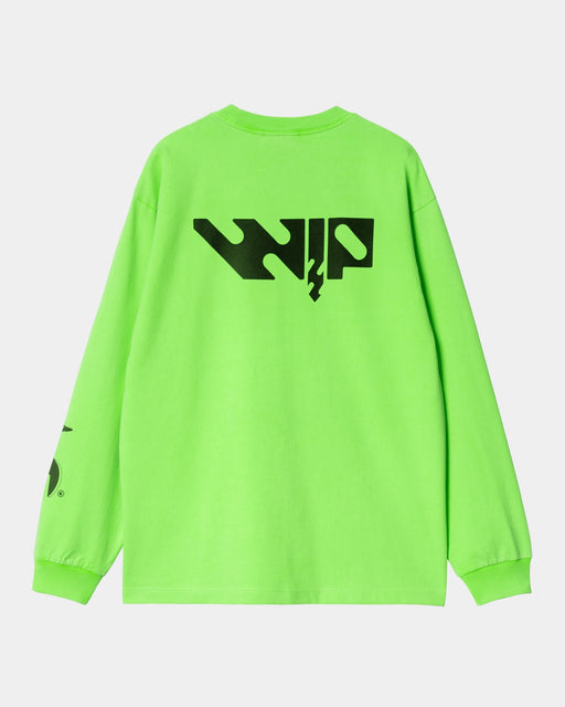 Carhartt Work In Progress Carhartt WIP Long Sleeve Industry T-Shirt | Lumo Green / Black