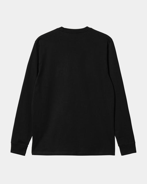 Carhartt Work In Progress Carhartt WIP Long Sleeve Pocket T-Shirt | Black