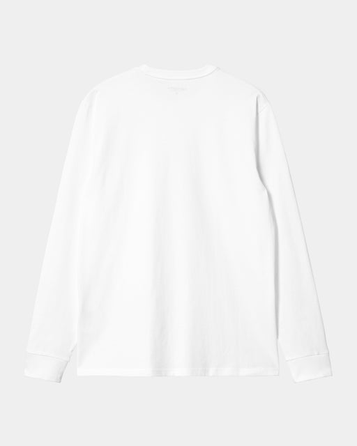 Carhartt Work In Progress Carhartt WIP Long Sleeve Pocket T-Shirt | White
