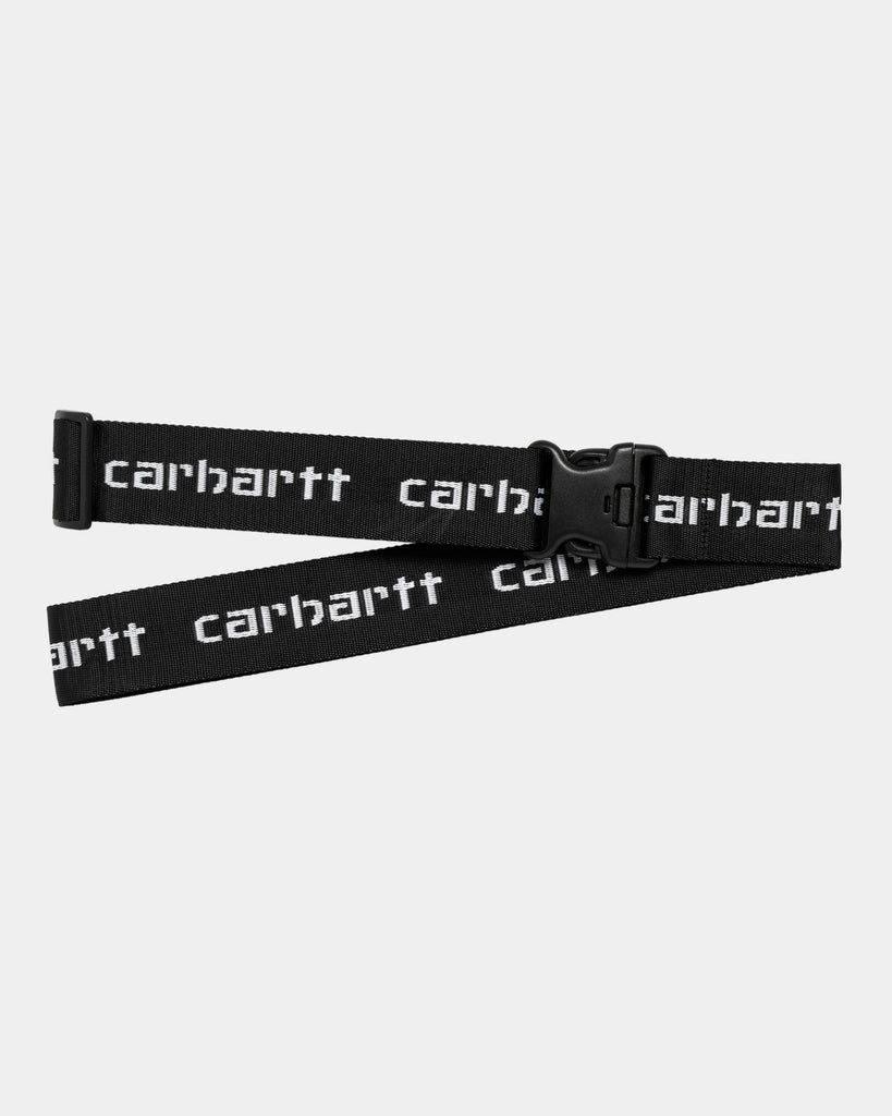 carhartt work in progress Carhartt WIP Luggage Belt | Black / White carhartt work in progress Carhartt WIP Luggage Belt | Black / White