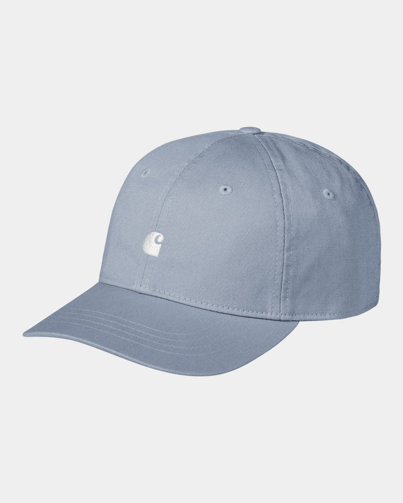 carhartt work in progress Carhartt WIP Madison Logo Cap | Blue Fog / White