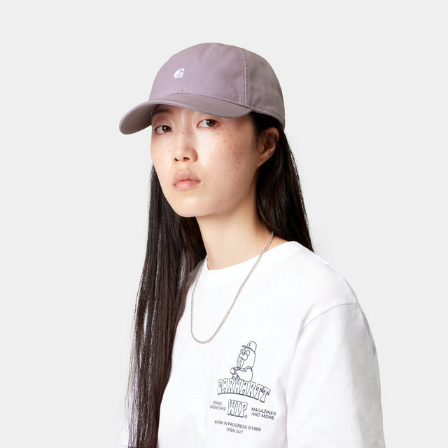 Carhartt Work In Progress Carhartt WIP Madison Logo Cap | Pink Fog / White