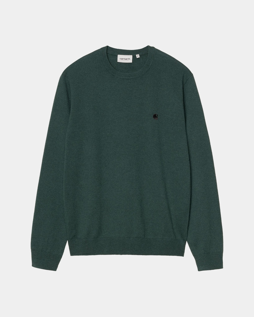 carhartt work in progress Carhartt WIP Madison Sweater | Dark Fir / Black carhartt work in progress Carhartt WIP Madison Sweater | Dark Fir / Black