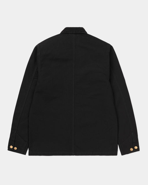 Carhartt Work In Progress Carhartt WIP Michigan Chore Coat (Spring) | Black (rinsed)
