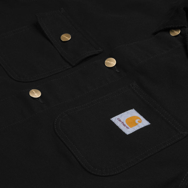 Carhartt Work In Progress Carhartt WIP Michigan Chore Coat (Spring) | Black (rinsed)