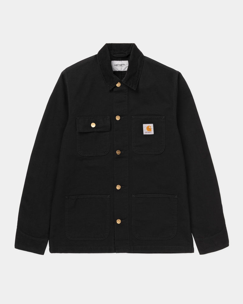carhartt work in progress Carhartt WIP Michigan Chore Coat (Spring) | Black (rinsed)