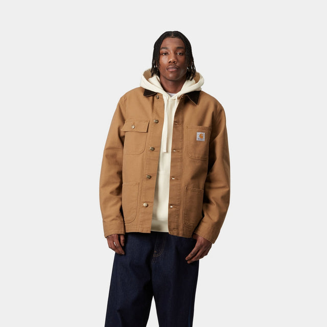 Carhartt Work In Progress Carhartt WIP Michigan Chore Coat (Spring) | Hamilton Brown (rinsed)