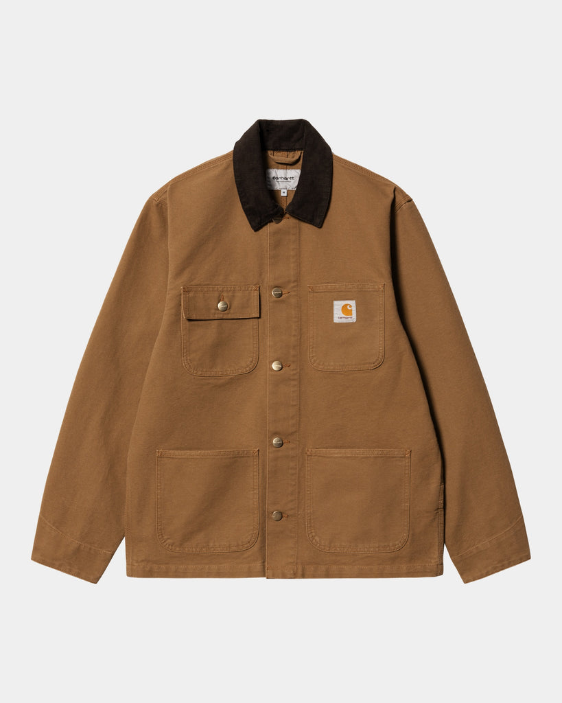 carhartt work in progress Carhartt WIP Michigan Chore Coat (Spring) | Hamilton Brown (rinsed)