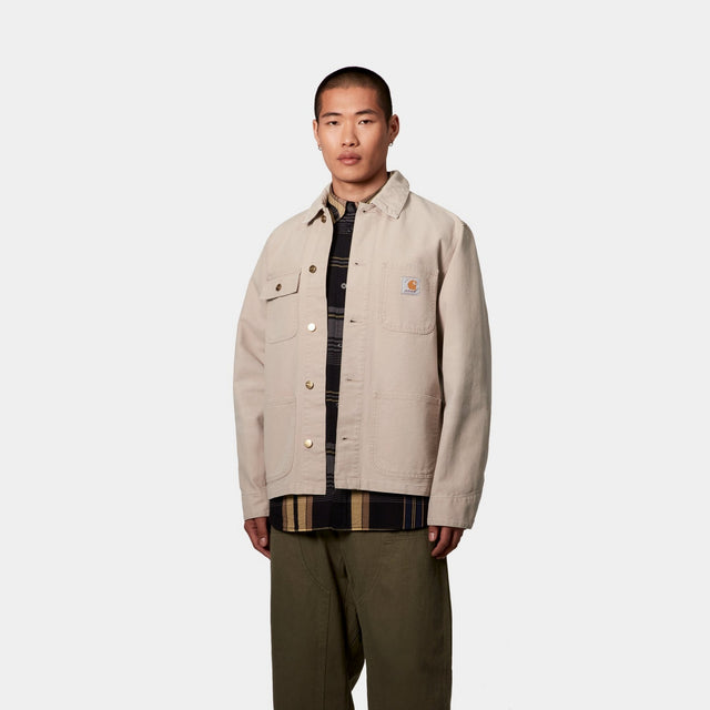 Carhartt Work In Progress Carhartt WIP Michigan Coat (Spring) - Stone Canvas | Dusky Beige / Dusky Beige