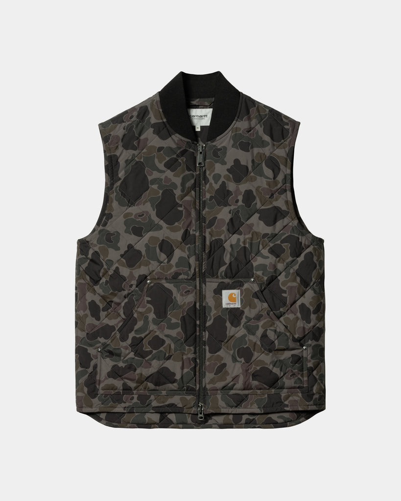 carhartt work in progress Carhartt WIP Myton Vest Liner | Grey Camo Duck